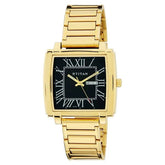 Titan Men's Watch Analog, Black Dial With Gold Stainless Steel Band, 1586YM02